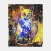 Cosmic Cat Beta Fleece Deken (Voorkant)