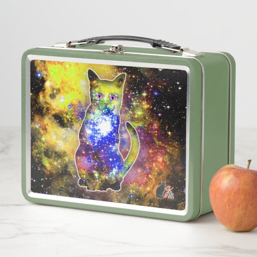 Cosmic Cat Beta Metal Lunchbox (In situ)
