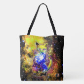Cosmic Cat Beta Tote Bag (Achterkant)