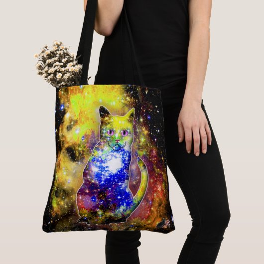 Cosmic Cat Beta Tote Bag (Dichtbij)