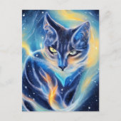 Cosmic Cat Briefkaart (Voorkant)