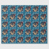 Cosmic Cat Cadeaupapier (Vlak)