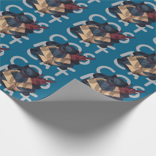 Cosmic Cat Cadeaupapier (Hoek)