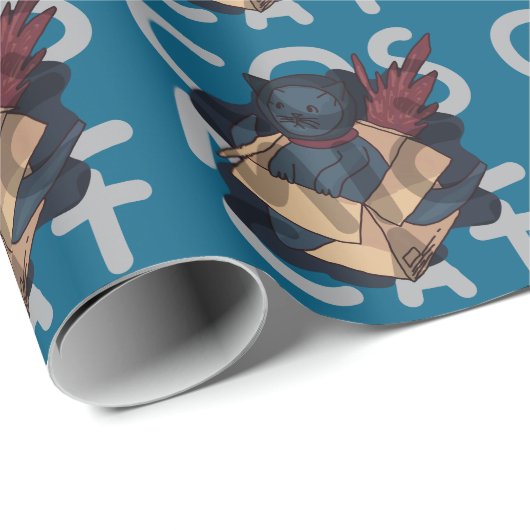 Cosmic Cat Cadeaupapier (Rol Hoek)