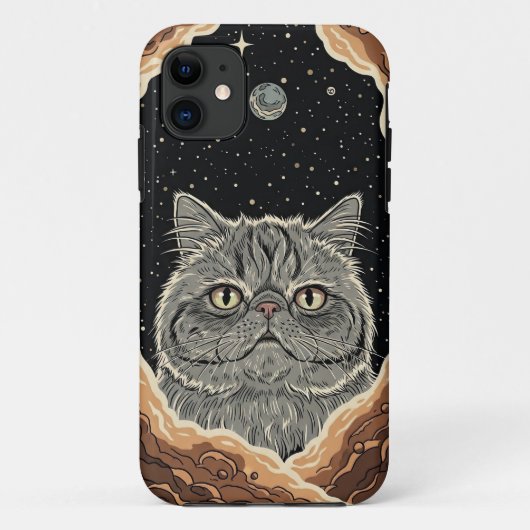 Cosmic Cat Case-Mate iPhone Case (Achterkant)