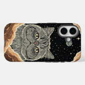 Cosmic Cat Case-Mate iPhone Case (Achterkant (horizontaal))