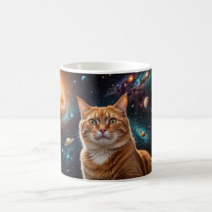 Cosmic Cat Coffee Mok