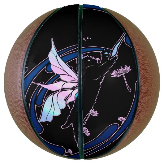 Cosmic Cat Dandelion Basketbal (Verticaal)