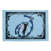 Cosmic Cat Dandelion Kussensloop (Achterkant-Rechts)