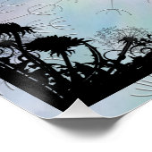 Cosmic Cat Dandelion Perfect Poster (Hoek)