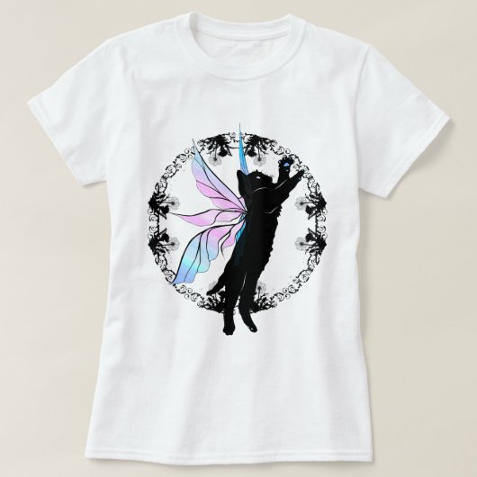 Cosmic Cat Dandelion T-shirt (Design voorkant)