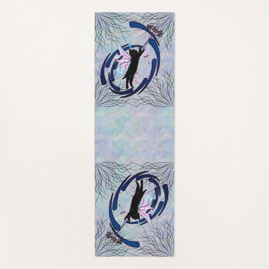 Cosmic Cat Dandelion Yogamat (Voorkant)