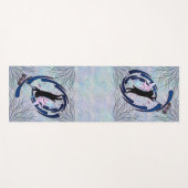 Cosmic Cat Dandelion Yogamat (Voorkant (horizontaal))