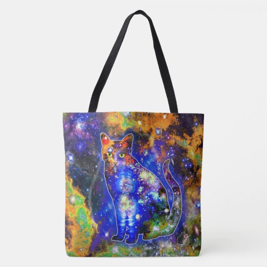 Cosmic Cat Epsilon Tote Bag (Voorkant)