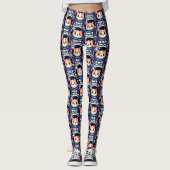 Cosmic Cat Explorer Leggings (Voorkant)