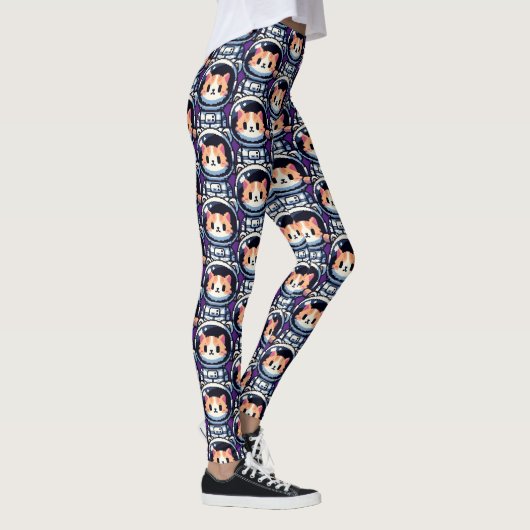 Cosmic Cat Explorer Leggings (Rechts)