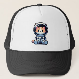 Cosmic Cat Explorer Trucker Pet