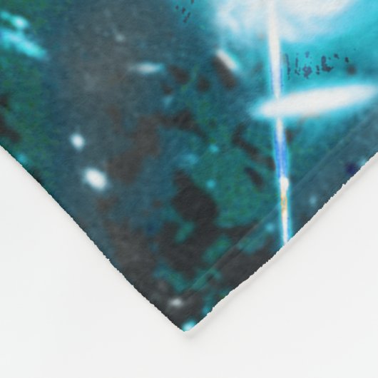 Cosmic Cat Gamma Fleece Deken (Hoek)