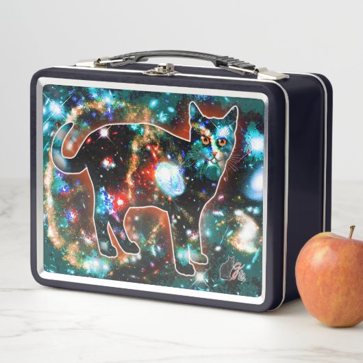 Cosmic Cat Gamma Metal Lunchbox (In situ)