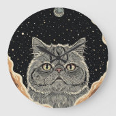 Cosmic Cat Grote Klok (Voorkant)