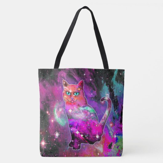 Cosmic Cat Iota Tote Bag (Voorkant)