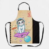 Cosmic Cat Kitchen Trip Schort (Voorkant)