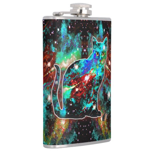 Cosmic Cat Lambda Heupfles (Rechts)