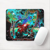 Cosmic Cat Lambda Muismat (Met muis)