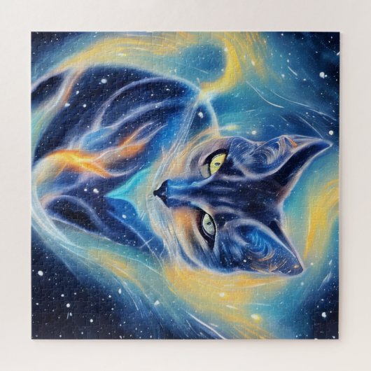 Cosmic Cat Legpuzzel (Horizontaal)