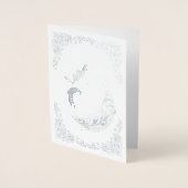 Cosmic Cat Moon Folie Kaarten (Voorkant)