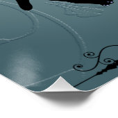 Cosmic Cat Moon Perfect Poster (Hoek)