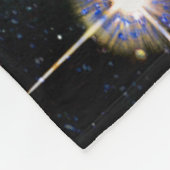 Cosmic Cat Omicron Fleece Deken (Hoek)