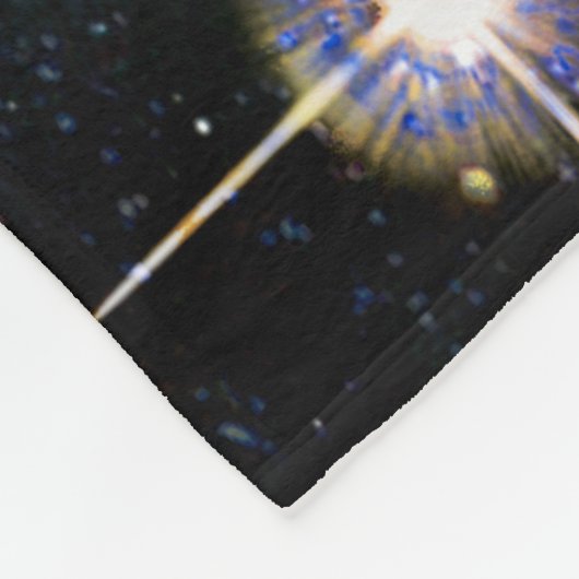 Cosmic Cat Omicron Fleece Deken (Hoek)