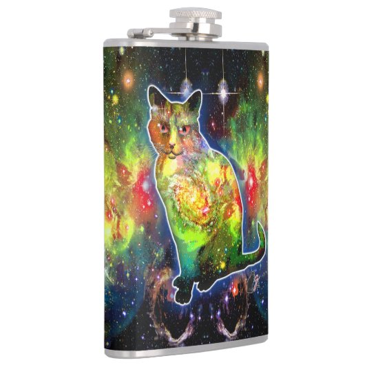 Cosmic Cat Omicron Heupfles (Rechts)