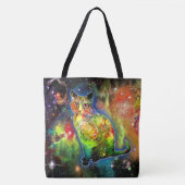 Cosmic Cat Omicron Tote Bag (Voorkant)