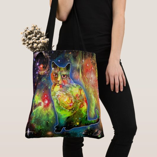 Cosmic Cat Omicron Tote Bag (Dichtbij)
