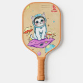 Cosmic Cat Pickleball Paddle (Achterkant)