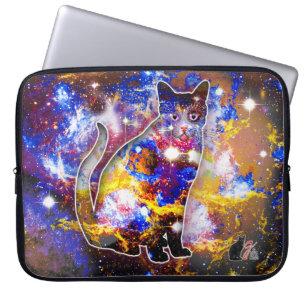 Cosmic Cat PSI Electronics Bag Laptop Sleeve
