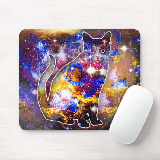 Cosmic Cat Psi Muismat (Met muis)