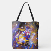 Cosmic Cat Psi Tote Bag (Achterkant)
