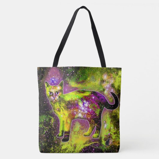 Cosmic Cat Sigma Tote Bag (Voorkant)