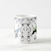 Cosmic Cat Snowflake Koffiemok (Center)