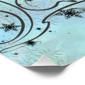 Cosmic Cat Snowflake Perfect Poster (Hoek)