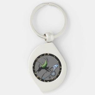 Cosmic Cat Snowflake Sleutelhanger