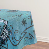 Cosmic Cat Snowflake Tafelkleed (Voorbeeld)