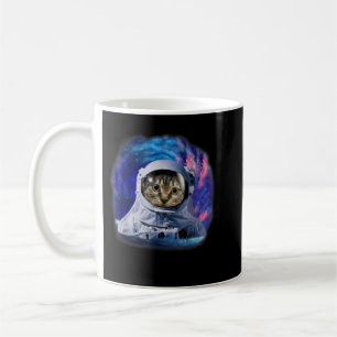 Cosmic Cat Space Astrocat in de galaxy Graphic T- Koffiemok