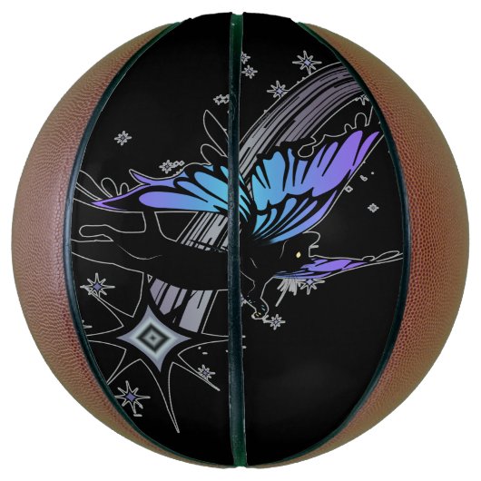 Cosmic Cat Star Basketbal (Verticaal)