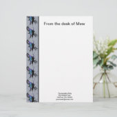 Cosmic Cat Star Briefhoofd (Staand voorkant)