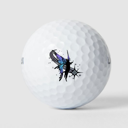 Cosmic Cat Star Golfballen (Voorkant)