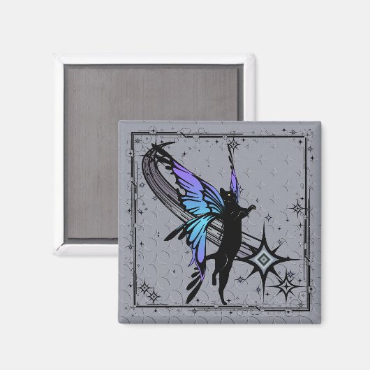 Cosmic Cat Star Magneet (Voorkant / Achterkant)